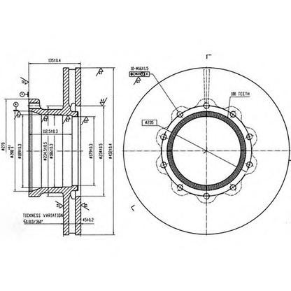 Фото Тормозной диск DURON DCR161A