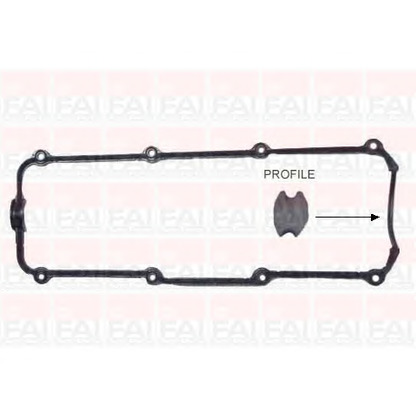 Photo Gasket, cylinder head cover FAI RC1000S