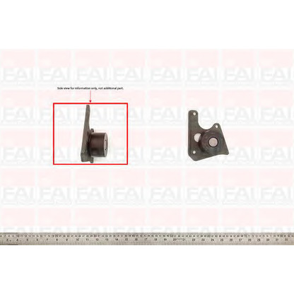 Photo Deflection/Guide Pulley, timing belt FAI T3013