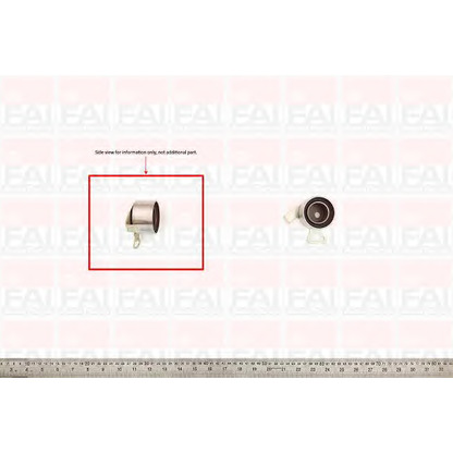 Photo Tensioner Pulley, timing belt FAI T3559