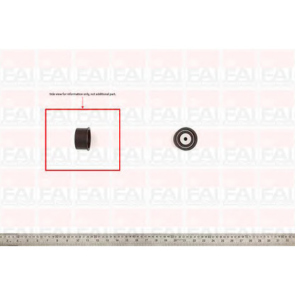 Photo Deflection/Guide Pulley, timing belt FAI T9259