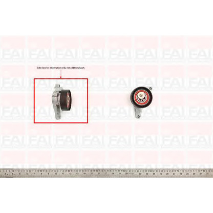 Photo Tensioner Pulley, timing belt FAI T9265