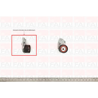 Photo Tensioner Pulley, timing belt FAI T9266
