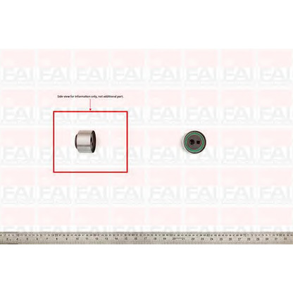 Photo Tensioner Pulley, timing belt FAI T9287