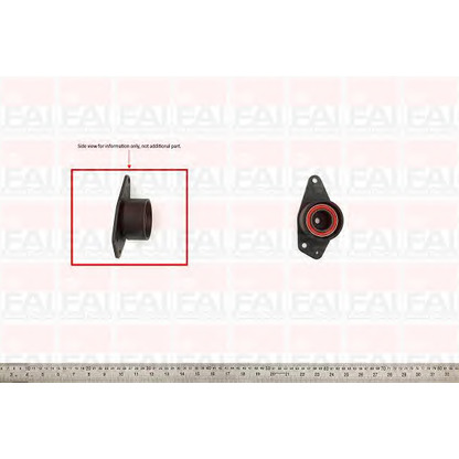 Photo Deflection/Guide Pulley, timing belt FAI T9293
