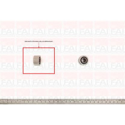 Photo Deflection/Guide Pulley, timing belt FAI T9294
