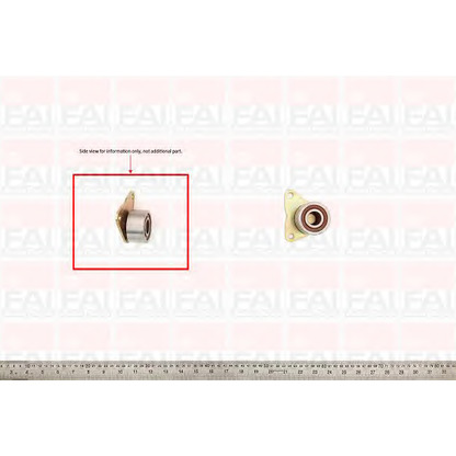 Photo Deflection/Guide Pulley, timing belt FAI T9303
