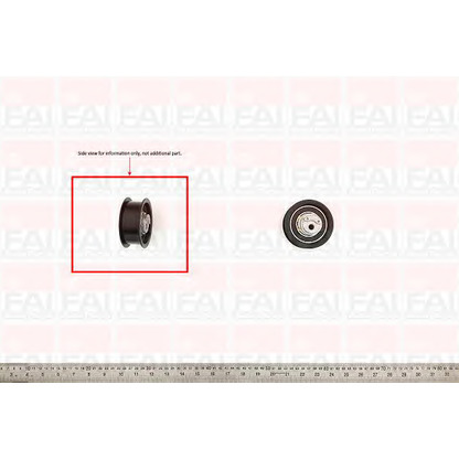 Photo Tensioner Pulley, timing belt FAI T9309