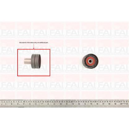 Photo Deflection/Guide Pulley, timing belt FAI T9324