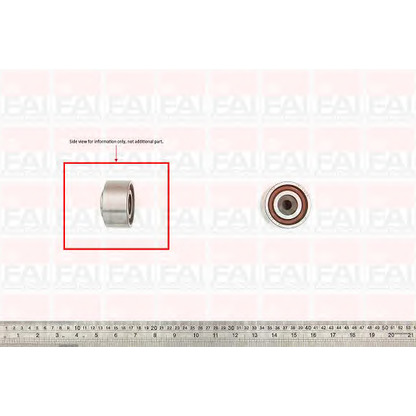 Photo Deflection/Guide Pulley, timing belt FAI T9337
