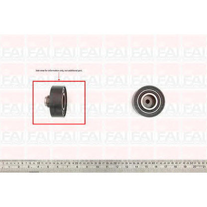 Photo Deflection/Guide Pulley, timing belt FAI T9342