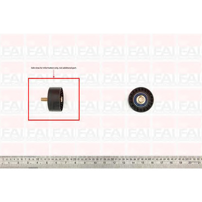 Photo Deflection/Guide Pulley, timing belt FAI T9364