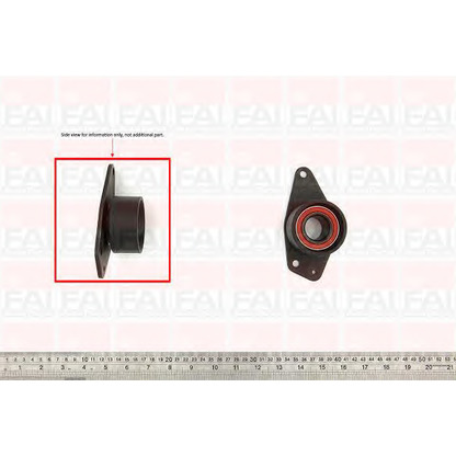 Photo Deflection/Guide Pulley, timing belt FAI T9396