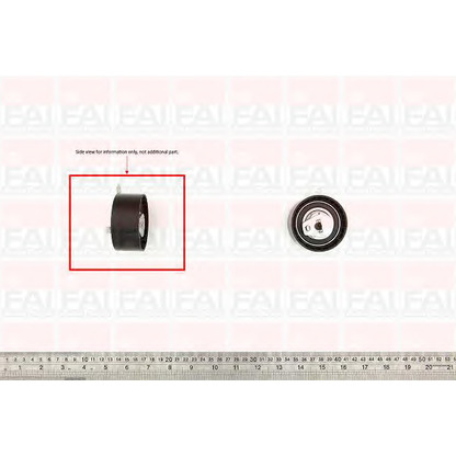 Photo Tensioner Pulley, timing belt FAI T9397