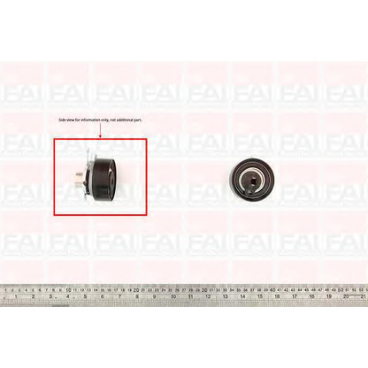Photo Tensioner Pulley, timing belt FAI T9398