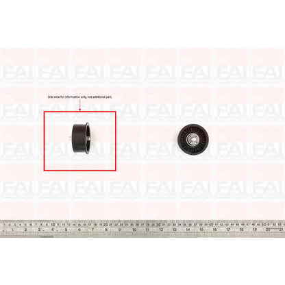 Photo Deflection/Guide Pulley, timing belt FAI T9401