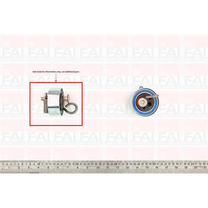Photo Tensioner Pulley, timing belt FAI T9408