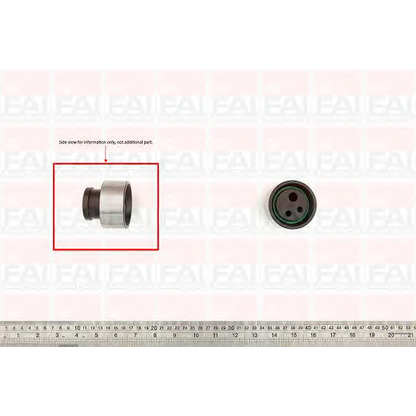 Photo Tensioner Pulley, timing belt FAI T9412