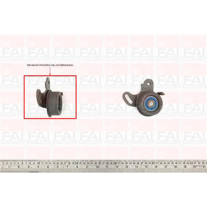 Photo Tensioner Pulley, timing belt FAI T9429