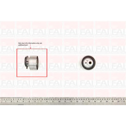 Photo Tensioner Pulley, timing belt FAI T9470