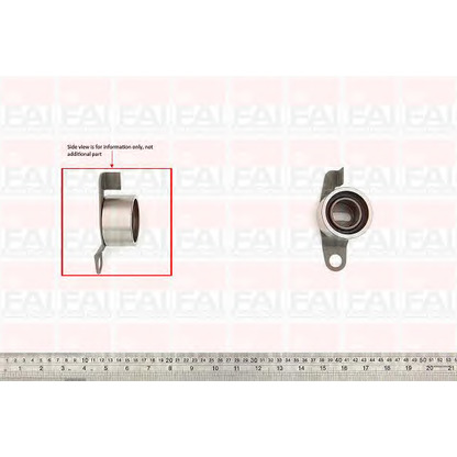 Photo Tensioner Pulley, timing belt FAI T9471