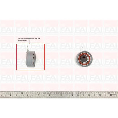 Photo Tensioner Pulley, timing belt FAI T9486