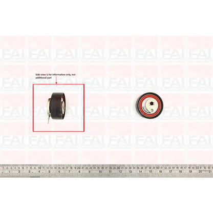 Photo Tensioner Pulley, timing belt FAI T9488
