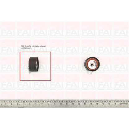 Photo Tensioner Pulley, timing belt FAI T9489