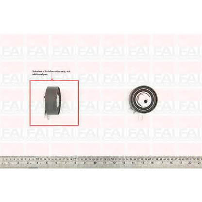 Photo Tensioner Pulley, timing belt FAI T9490