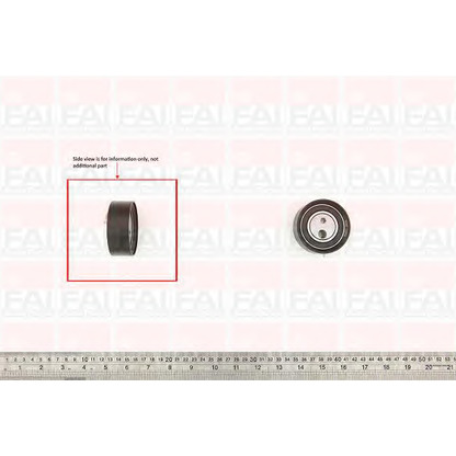 Photo Tensioner Pulley, timing belt FAI T9491
