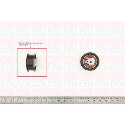 Photo Tensioner Pulley, timing belt FAI T9493