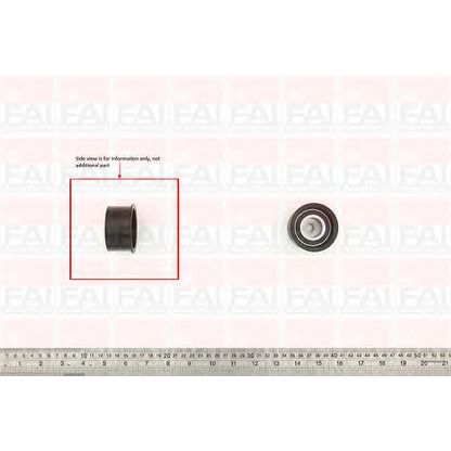 Photo Deflection/Guide Pulley, timing belt FAI T9503