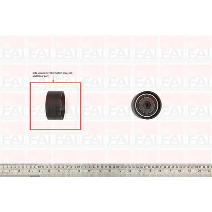 Photo Deflection/Guide Pulley, timing belt FAI T9519