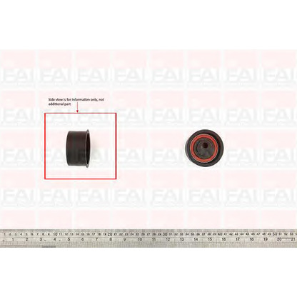 Photo Tensioner Pulley, timing belt FAI T9544