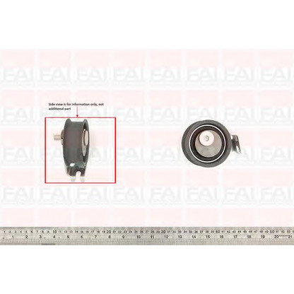 Photo Tensioner Pulley, timing belt FAI T9581