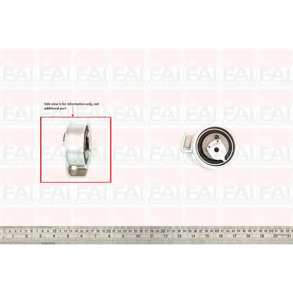 Photo Tensioner Pulley, timing belt FAI T9774