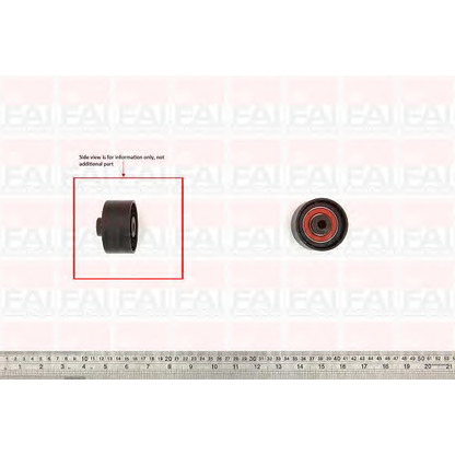 Photo Deflection/Guide Pulley, timing belt FAI T9777
