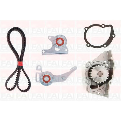 Photo Water Pump & Timing Belt Kit FAI TBK386083