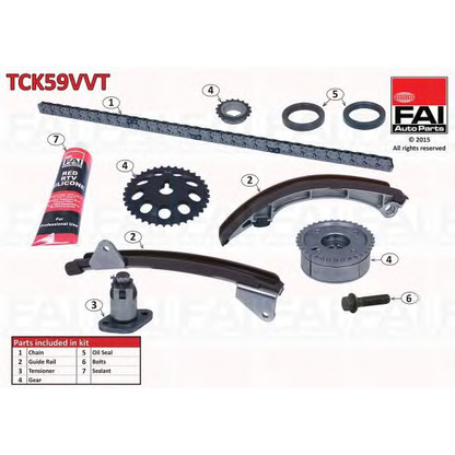 Photo Timing Chain Kit FAI TCK59VVT