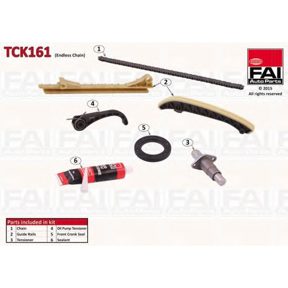 Foto Kit catena distribuzione FAI TCK161