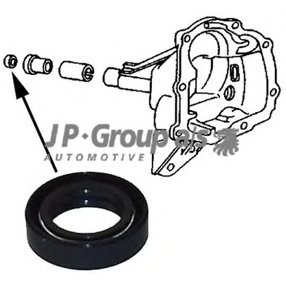 Photo Shaft Seal, manual transmission JP GROUP 1132102200