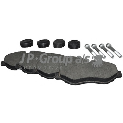 Photo Brake Pad Set, disc brake JP GROUP 1163601710