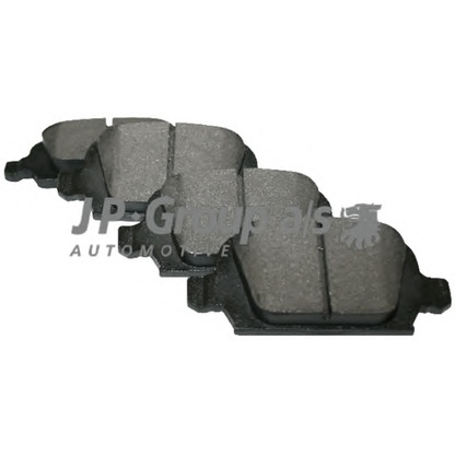 Photo Brake Pad Set, disc brake JP GROUP 1263700510