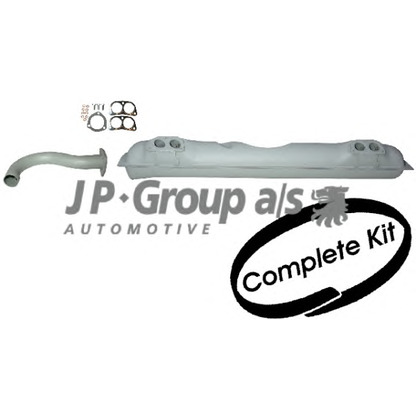 Photo Front Silencer JP GROUP 8120000610