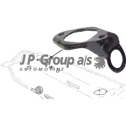 Photo Bush, selector-/shift rod JP GROUP 8131600806