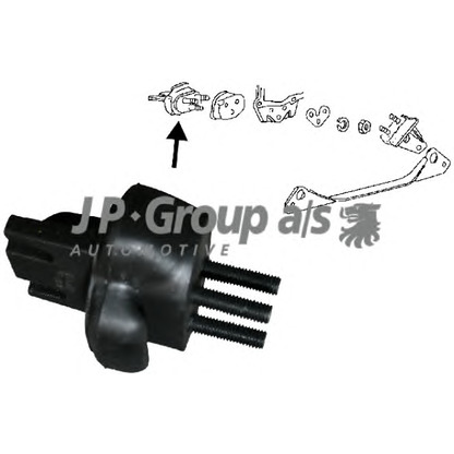 Photo Mounting, manual transmission JP GROUP 8132400300