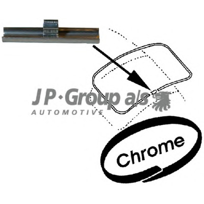 Photo Clip, trim/protective strip JP GROUP 8185950106