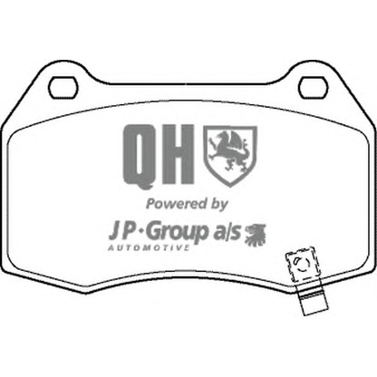 Photo Brake Pad Set, disc brake JP GROUP 4063600719