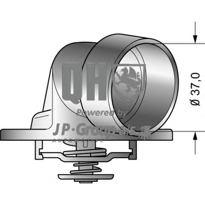 Photo Thermostat, coolant JP GROUP 1214604519