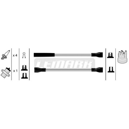 Zdjęcie Zestaw przewodów zapłonowych STANDARD LUS515